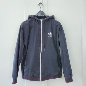 Adidas black athletic zip up hoodie